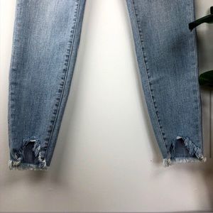 vince camuto uneven hem jeans